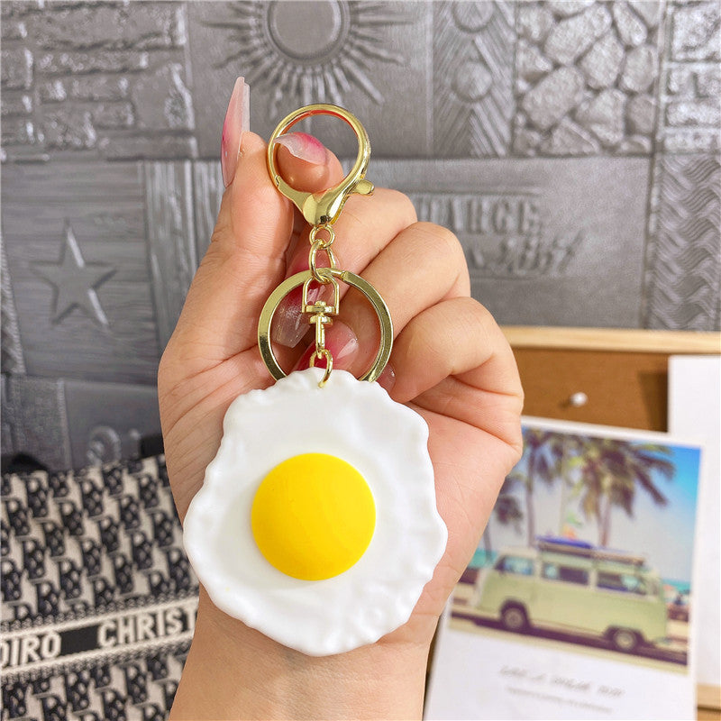 Wholesale BBQ Chicken Wings Beer Night Snack Keychains
